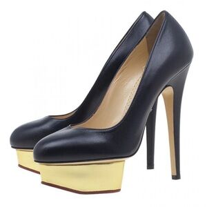 Charlotte Olympia | Black Dolly Pump